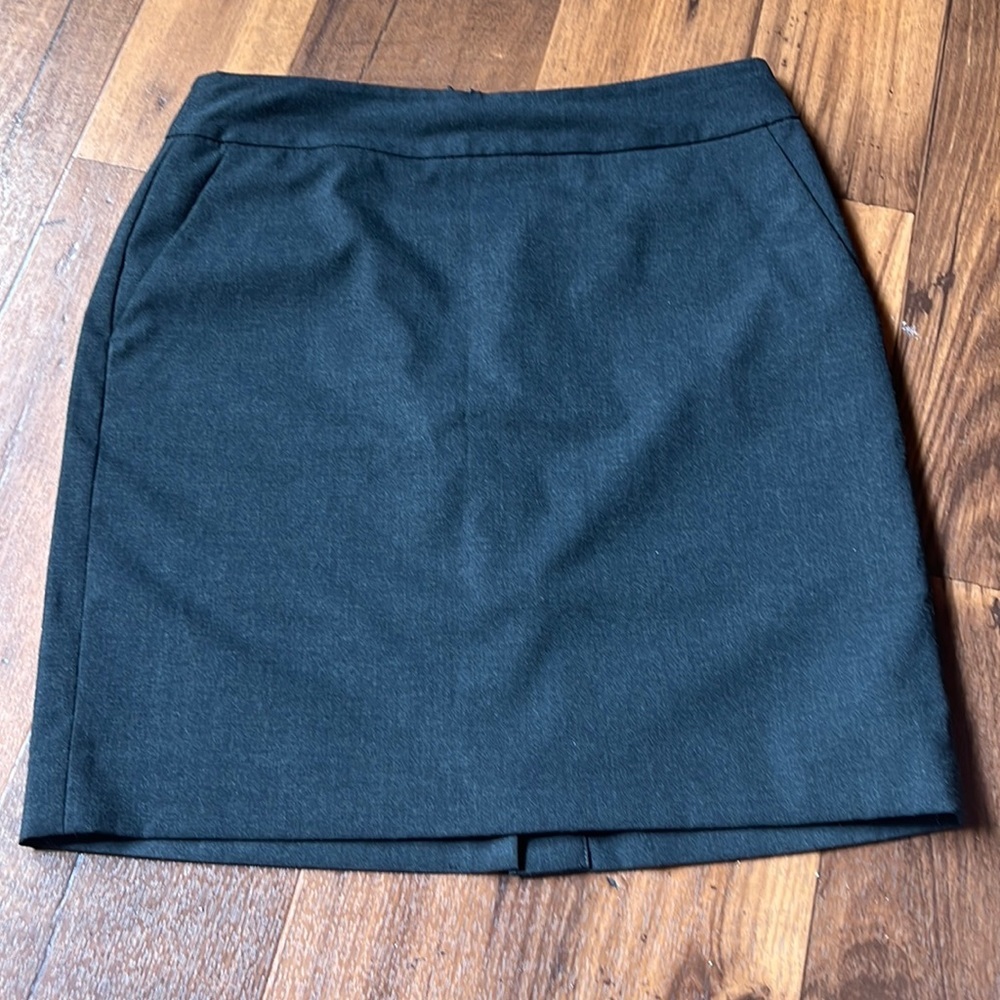 BANANA Republic grey pencil skirt - petite, pockets, gray, office, lined